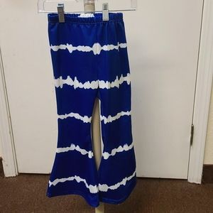 BRAND NEW BOUTIQUE! Royal blue and white bell bottoms for kids